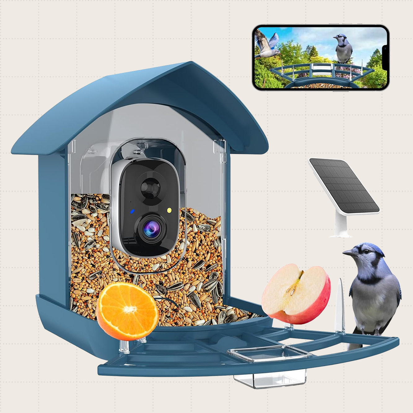 Fazoxo Smart Bird Feeder With HD Camera