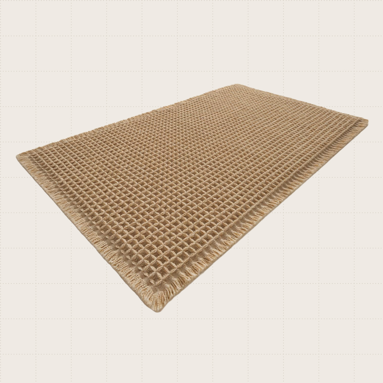 AMOAMI Waffle Bath Mat, 24” x 36”
