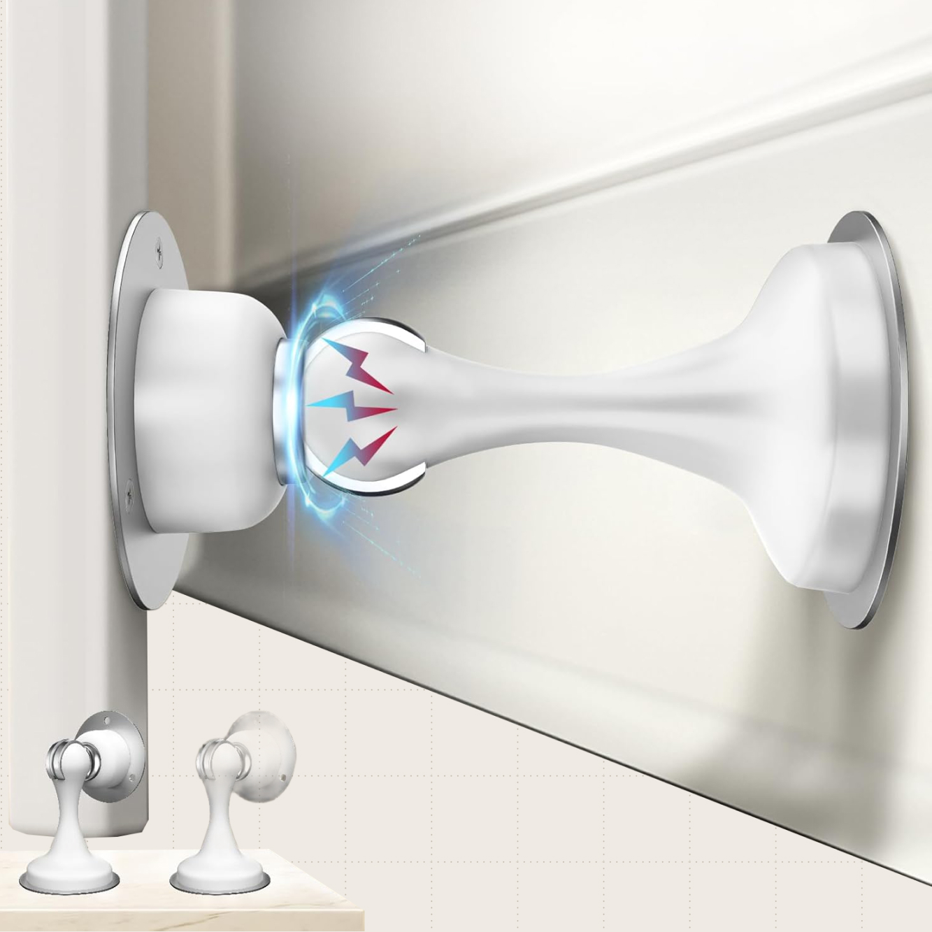 WINONLY Magnetic Door Stoppers, Two-Pack