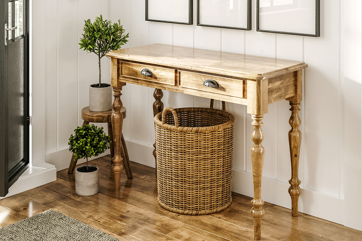 Your Entryway Needs a Returns Basket