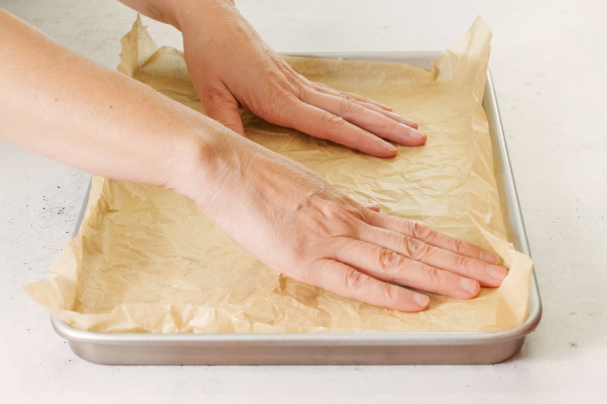 The Easy Way To Keep Parchment Paper Flat