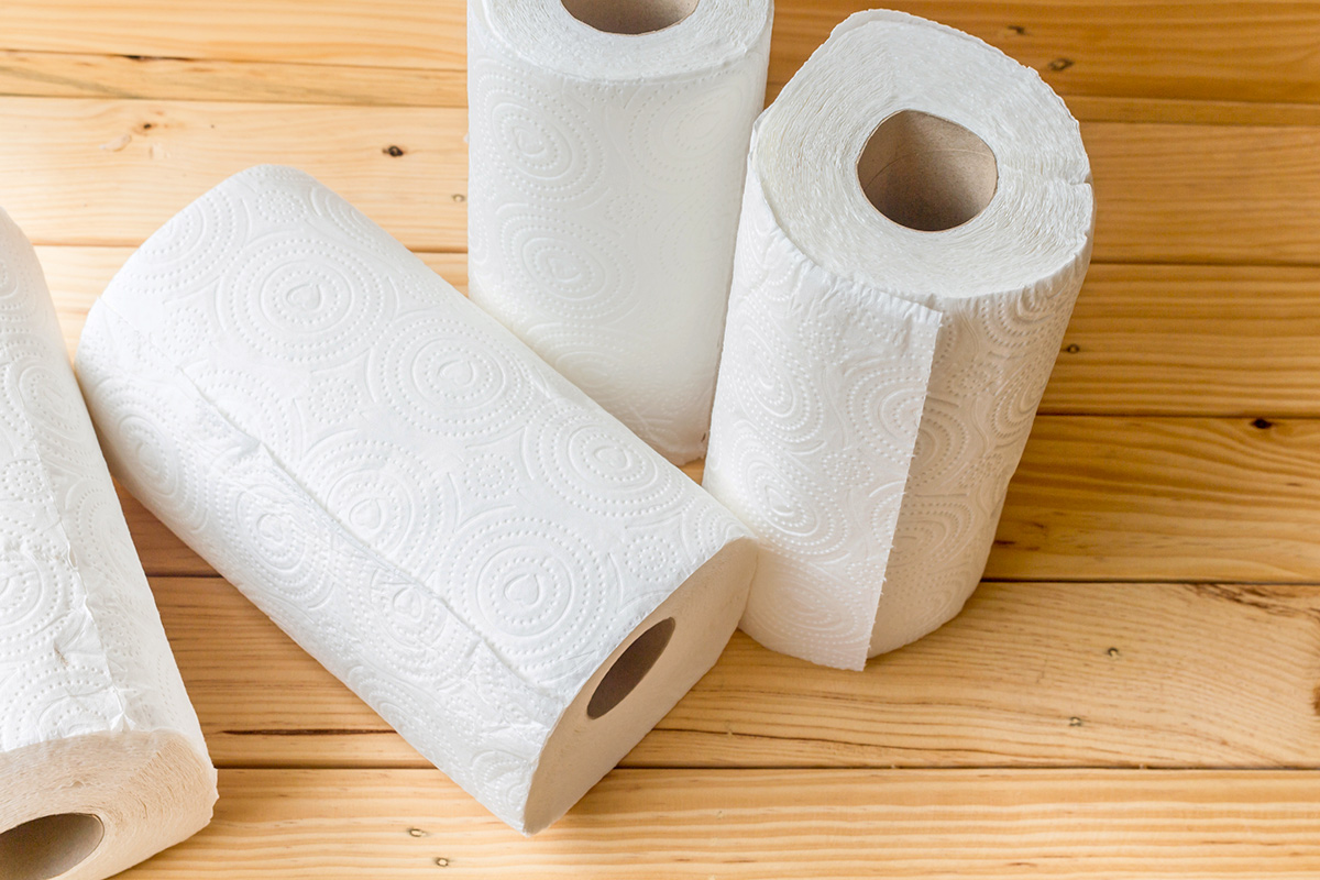 The Space-Saving Way To Store Paper Towels