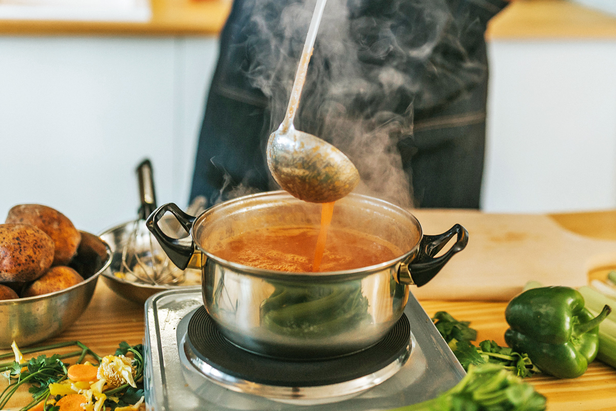 The Surprising Pantry Item Chefs Use To Thicken Soup