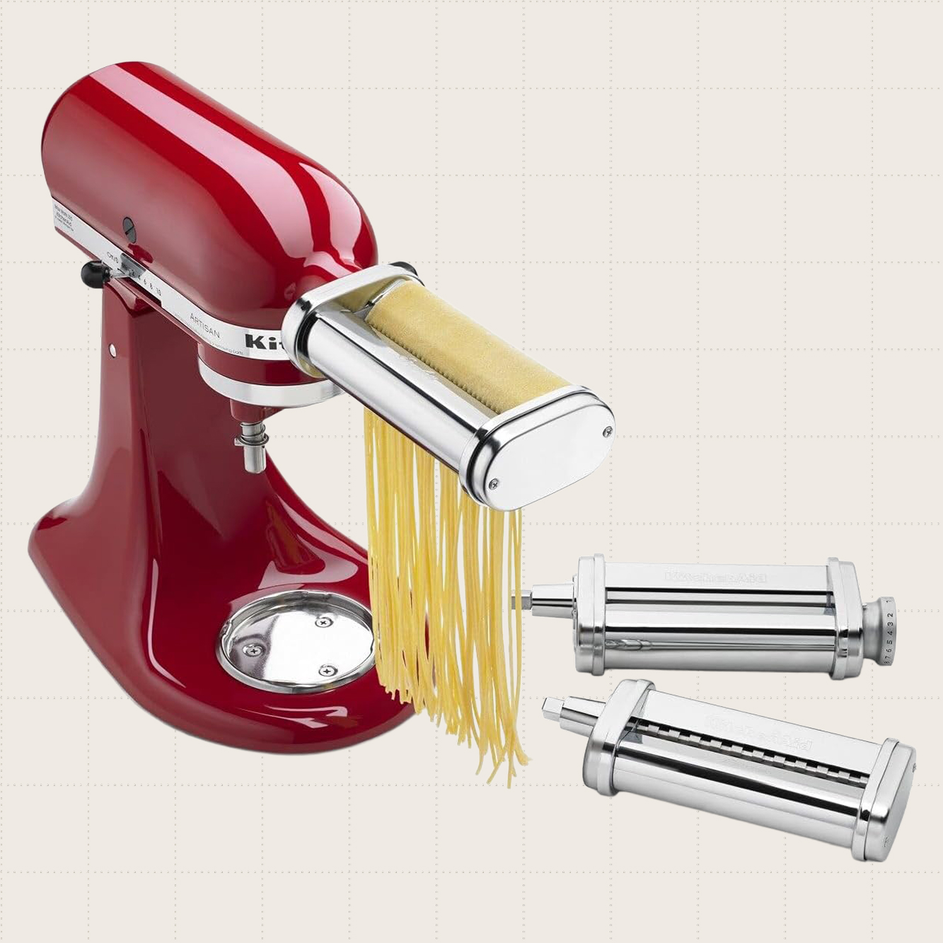 KitchenAid Three-Piece Pasta Roller and Cutter Set