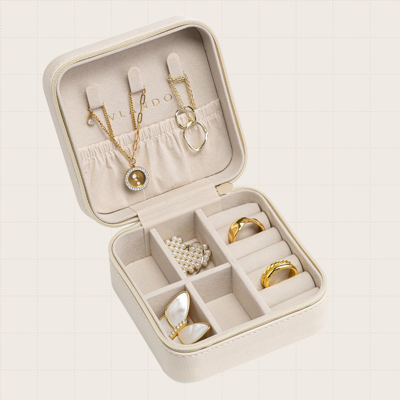 Vlando Jewelry Travel Organizer