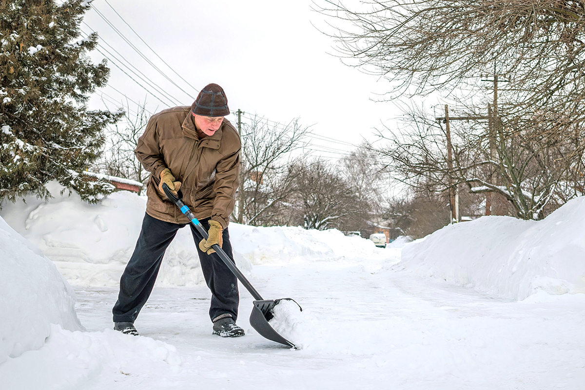 Stop Snow From Clinging to Your Shovel With This