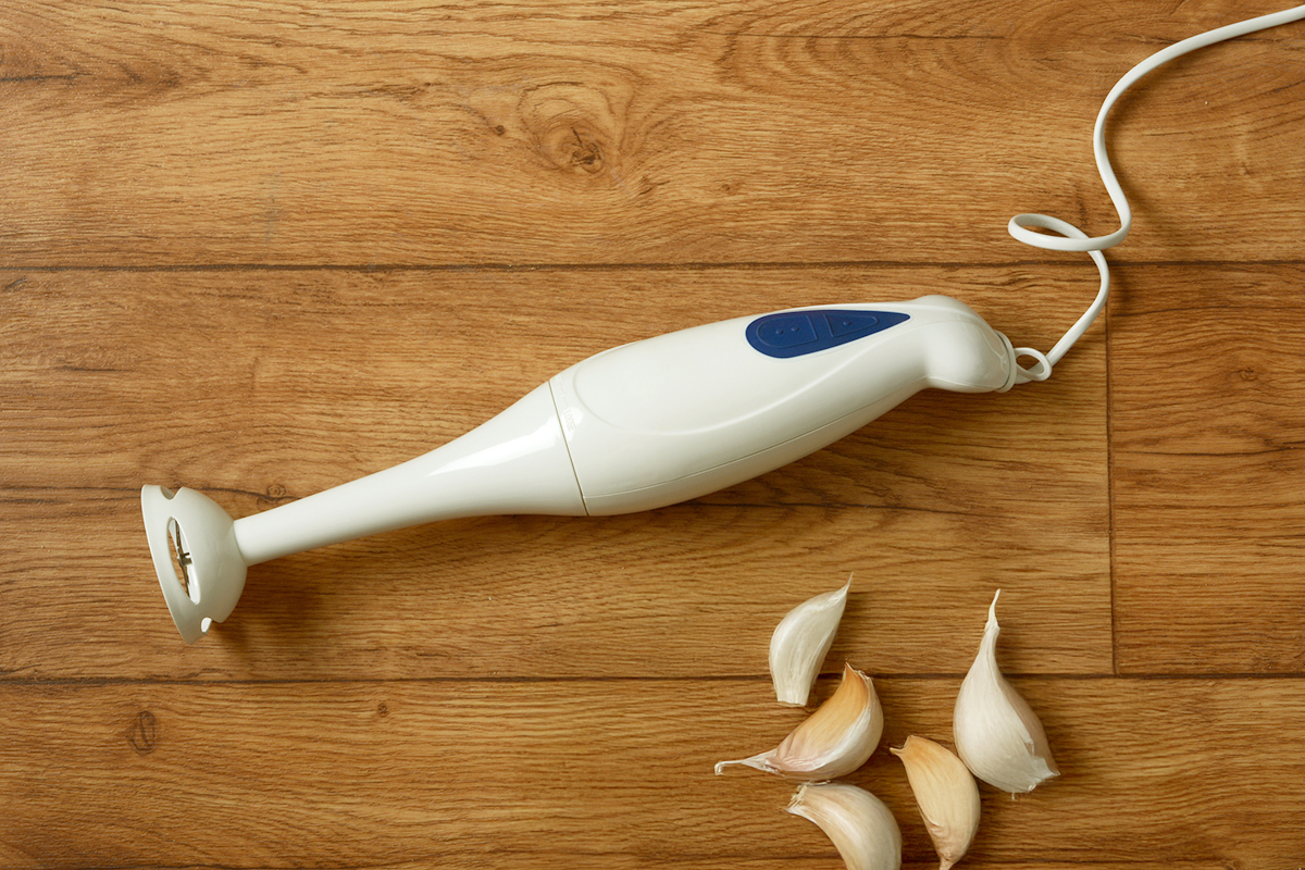 How To Pulverize Garlic in Just Seconds Using an Immersion Blender