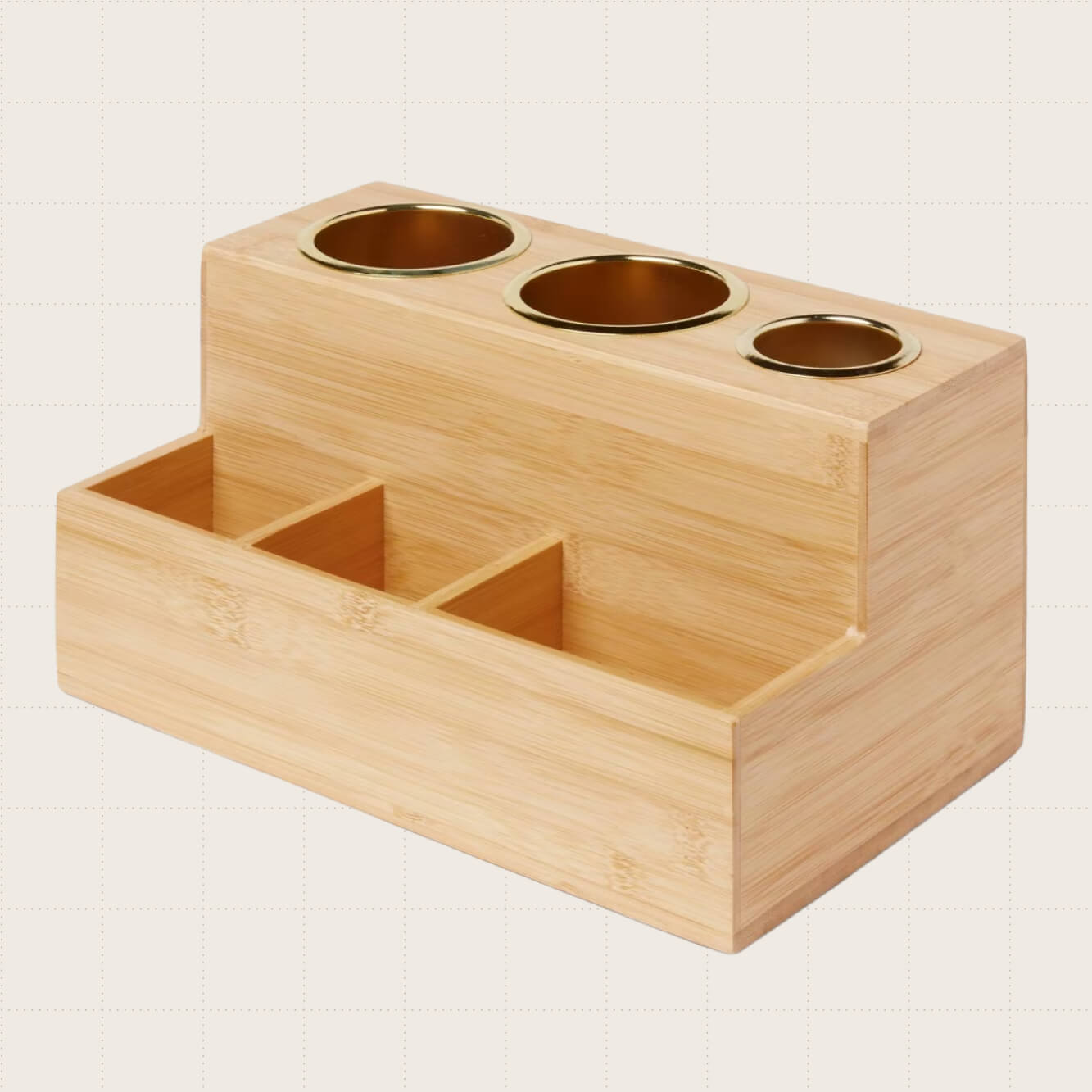 Brightroom Bamboo Hair Tools Organizer