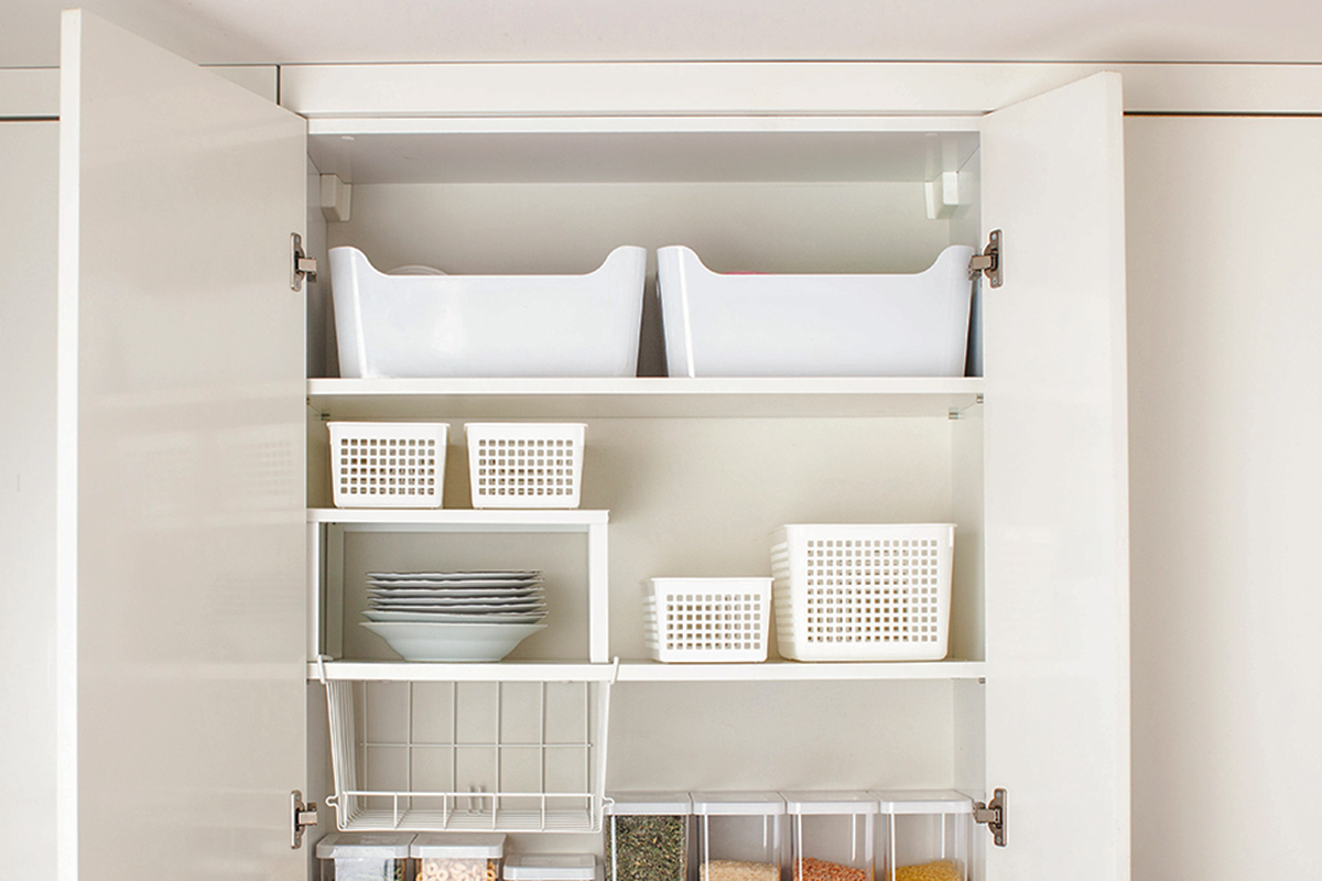 Never Lose Items in Your Upper Cabinets Again